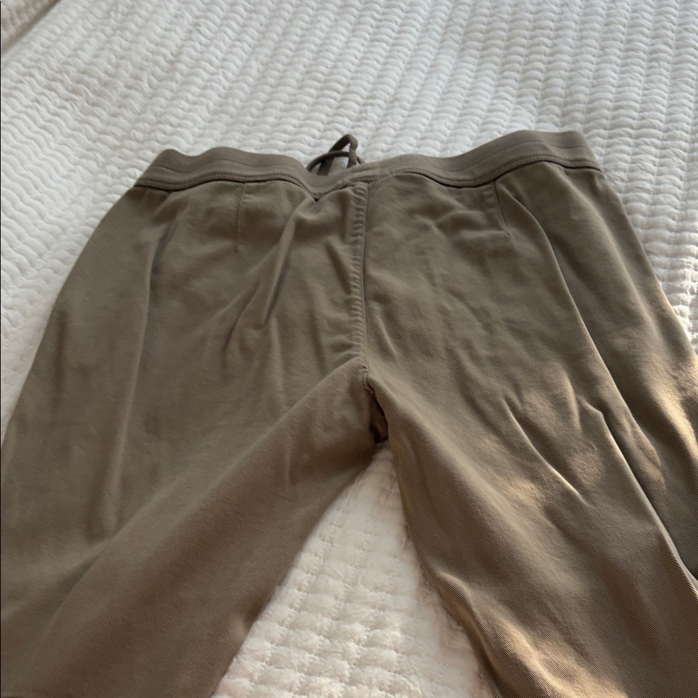 James Perse Dark Tan Drawstring Jogger Pants - Picture 3 of 3